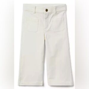 Janie and Jack - Wide Leg Corduroy Pant - Jet Ivory